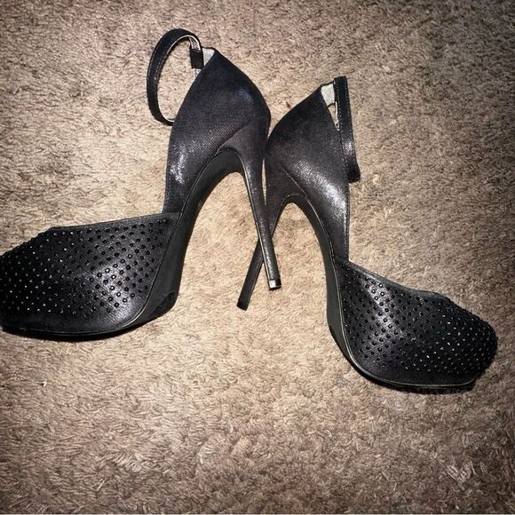 🖤 Steve madden rhinestone platforms size 9 - Picture 2 of 9
